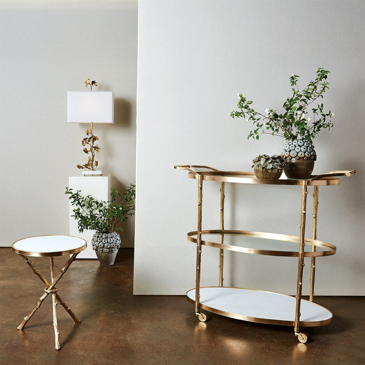 Global Views Arbor Bar Cart