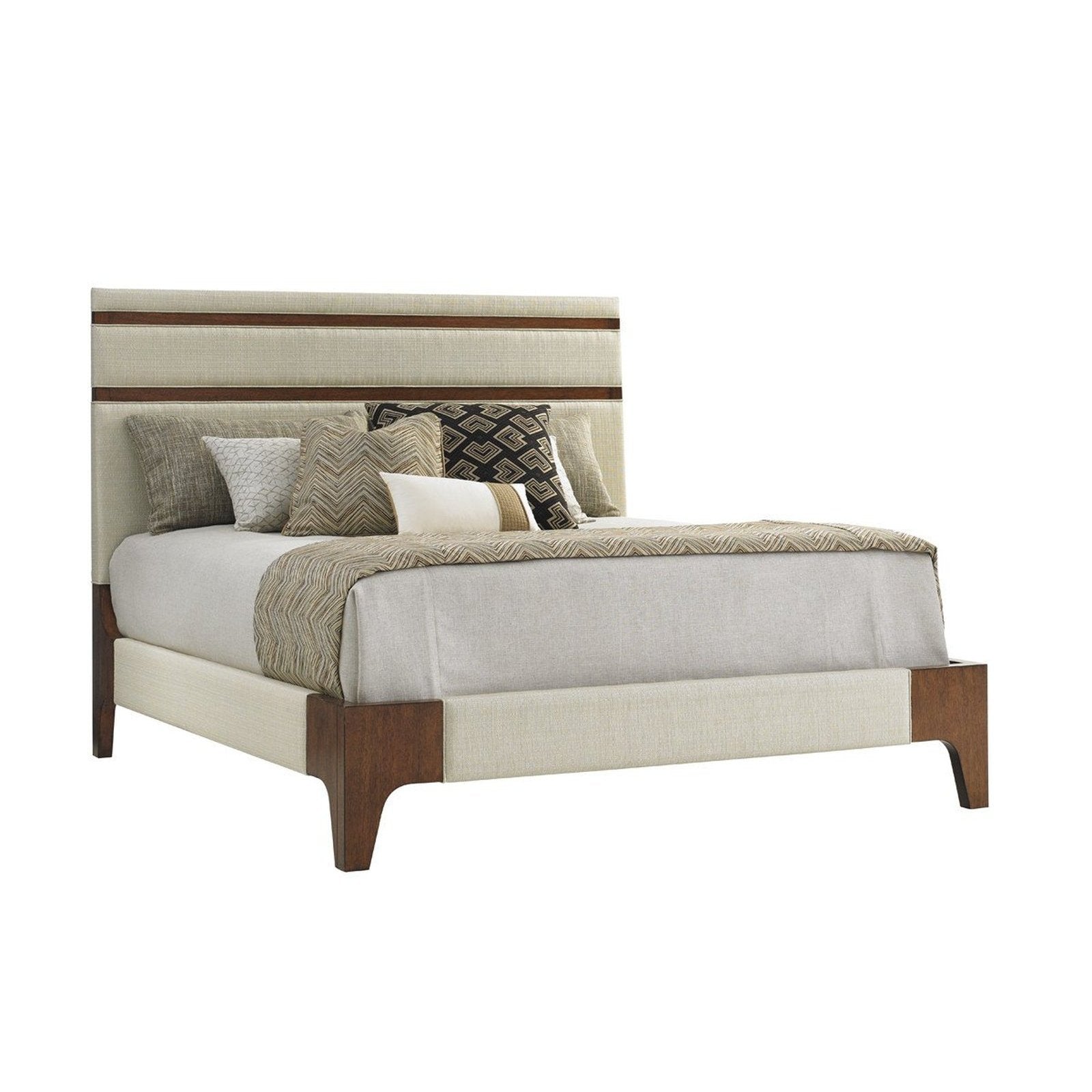 Tommy Bahama Home Island Fusion Mandarin Upholstered Panel Bed