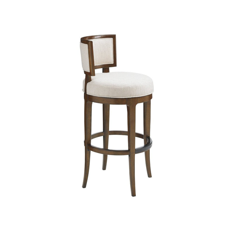 Tommy Bahama Home Island Fusion Macau Swivel Bar Stool As Shown