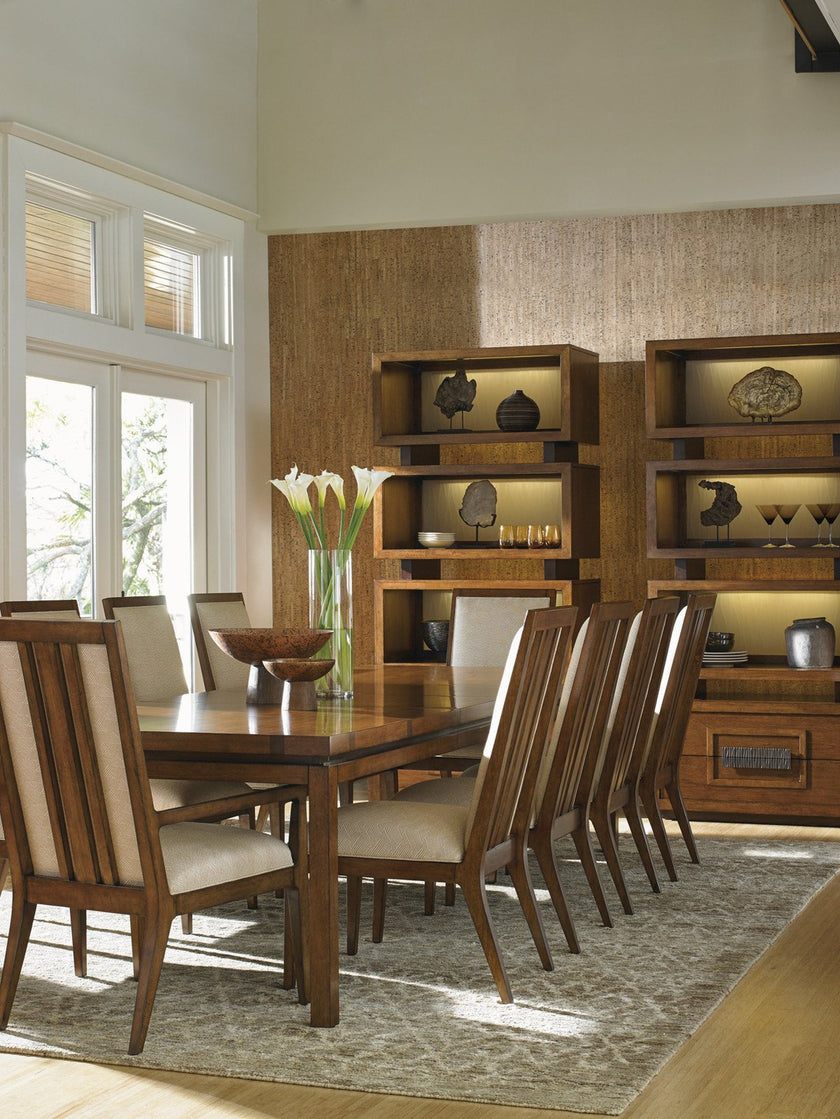 Tommy Bahama Home Island Fusion Natori Slat Back Side Chair As Shown