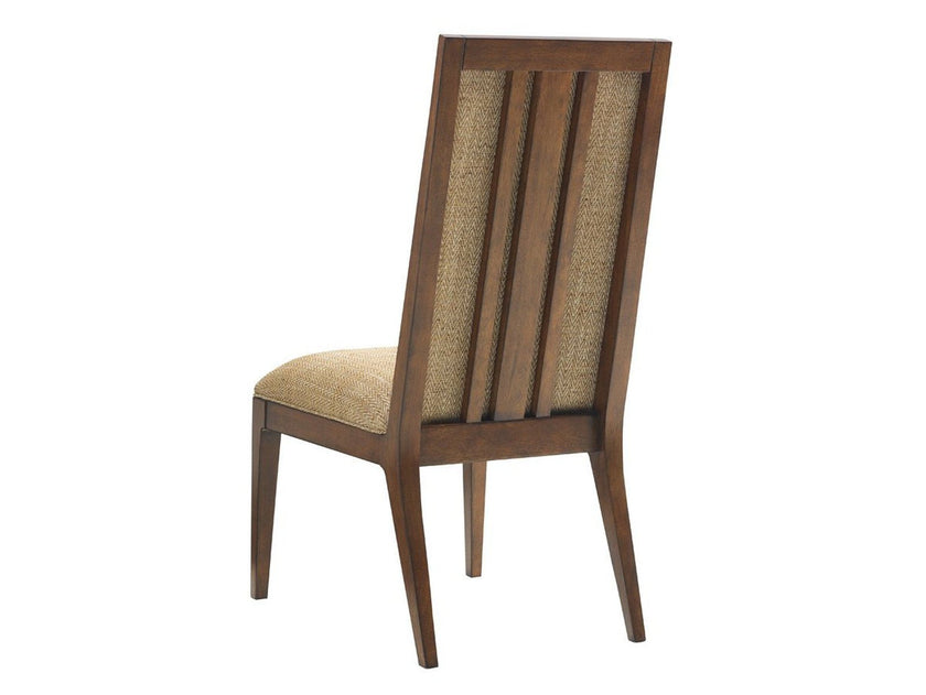 Tommy Bahama Home Island Fusion Natori Slat Back Side Chair As Shown