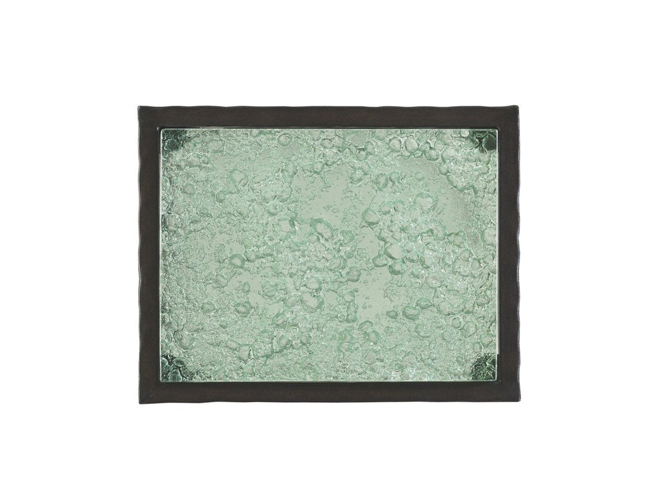 Tommy Bahama Home Island Fusion Hermes Reef Glass Top Martini Table