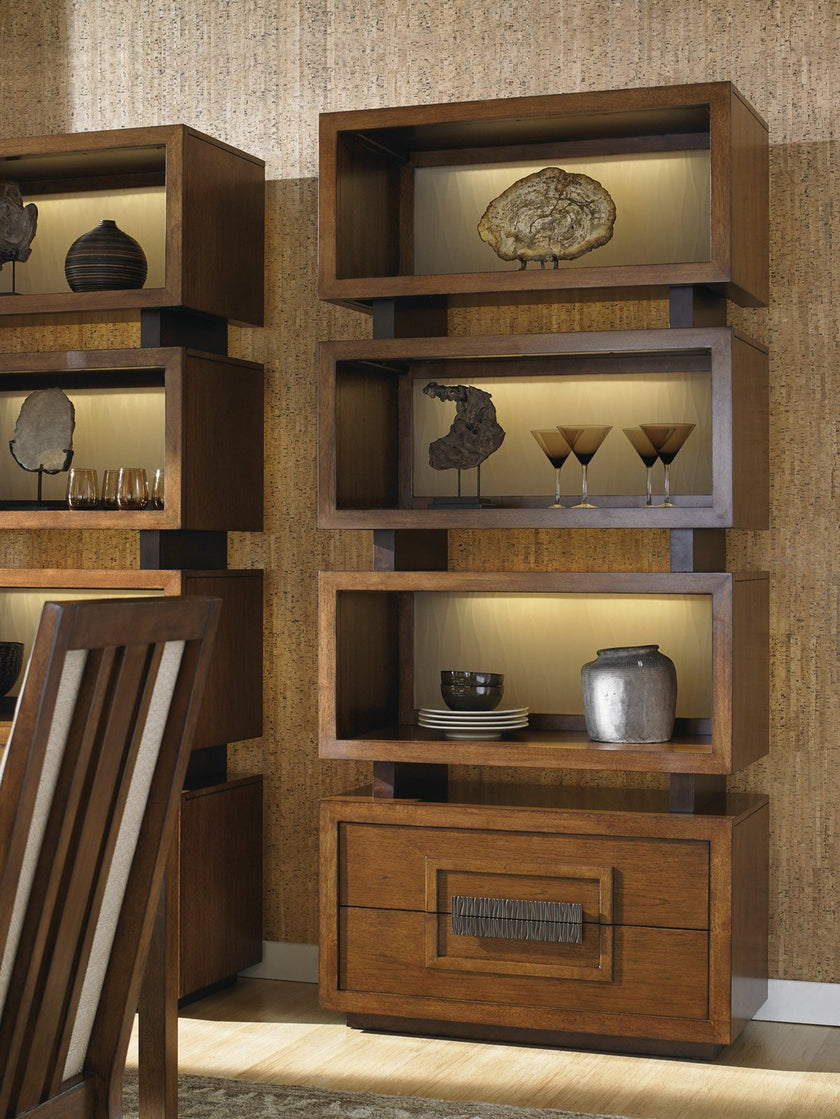 Tommy Bahama Home Island Fusion Tonga Tiered Bookcase
