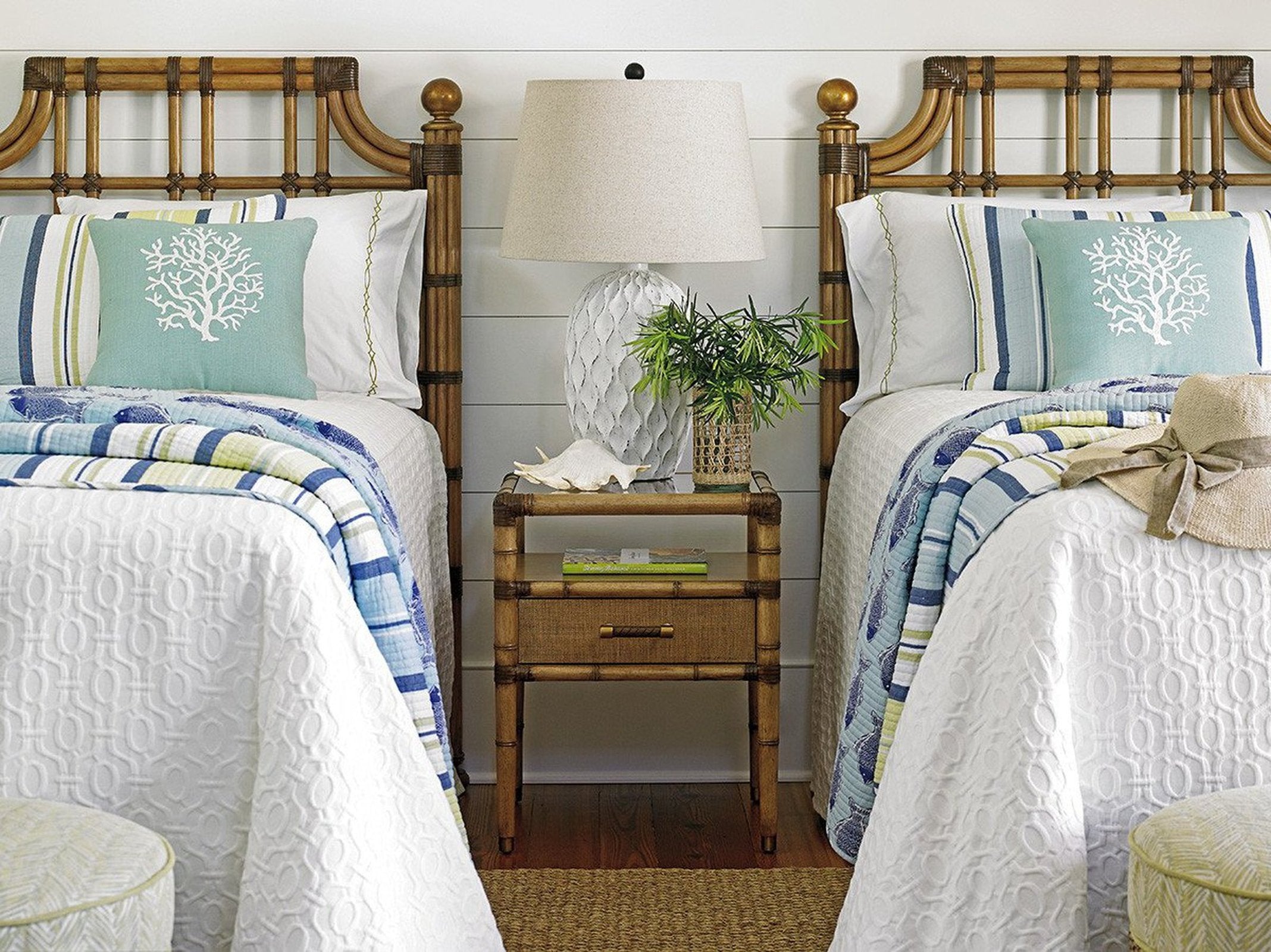 Tommy Bahama Home Twin Palms Bayshore Night Table