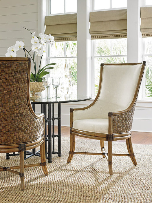 Tommy Bahama Home Twin Palms Balfour Host Arm Chair As Shown