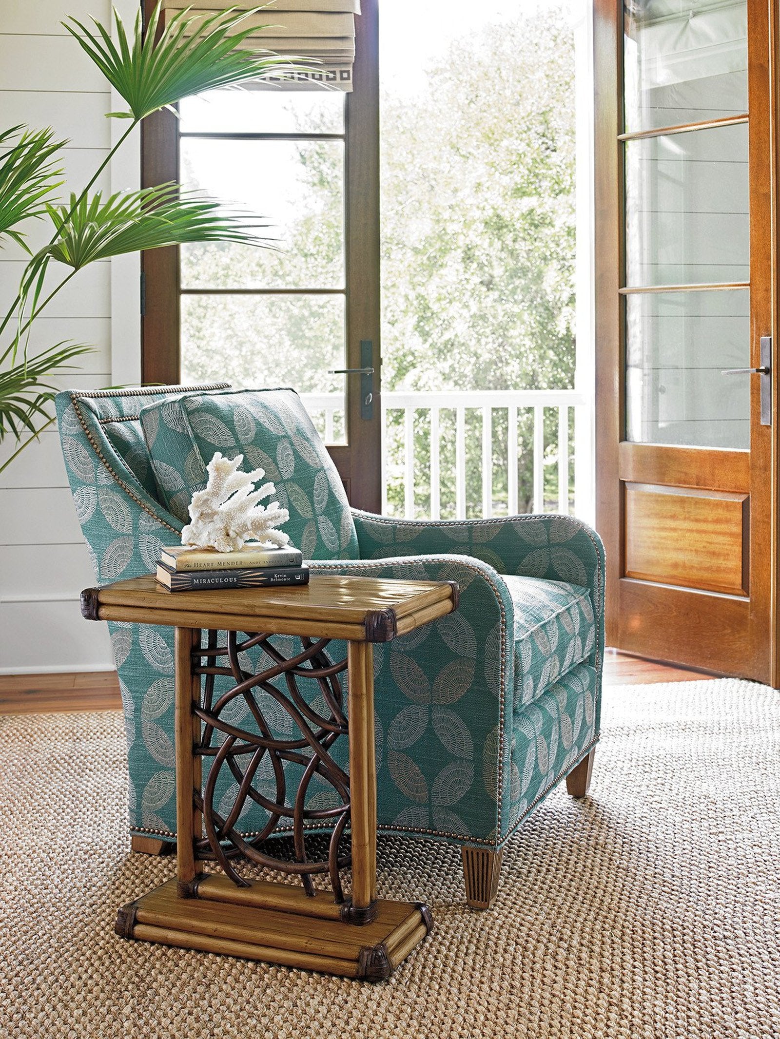 Tommy Bahama Home Twin Palms Angler Accent Table