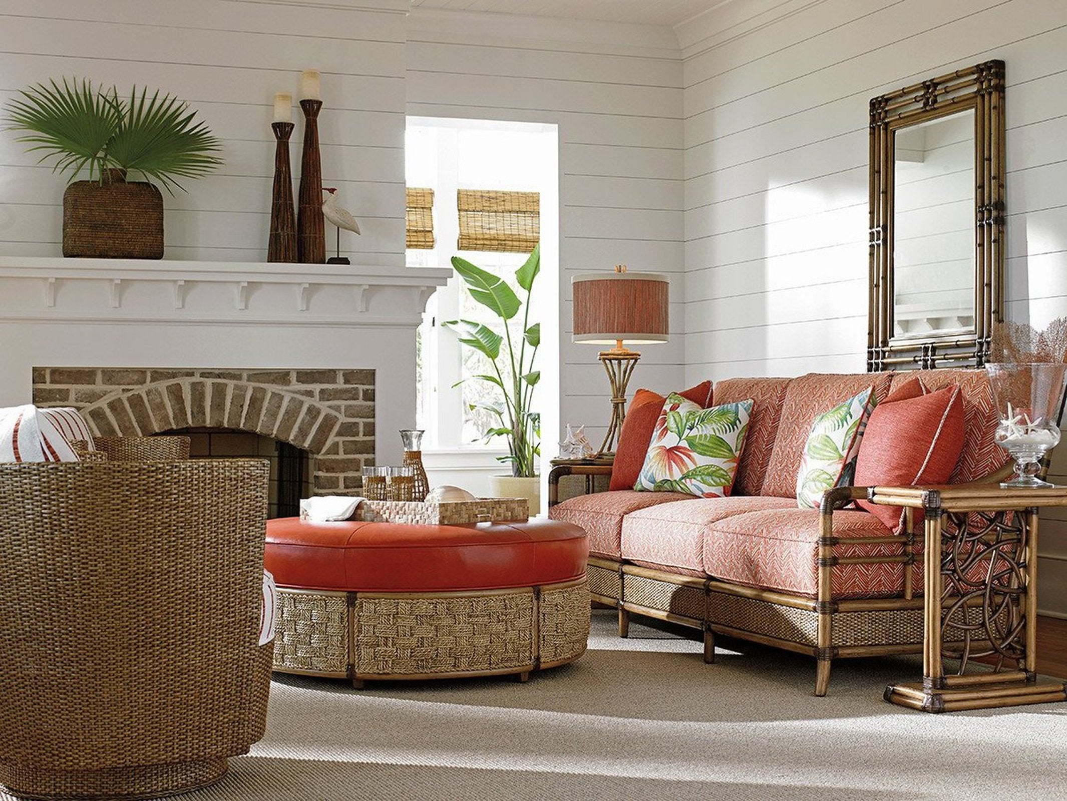 Tommy Bahama Home Twin Palms Angler Accent Table