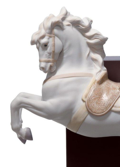 Lladro Horse on Pirouette Figurine