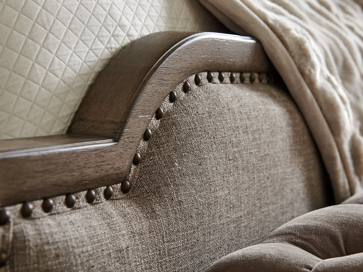 Tommy Bahama Home Cypress Point Stone Harbour Upholstered Queen Bed
