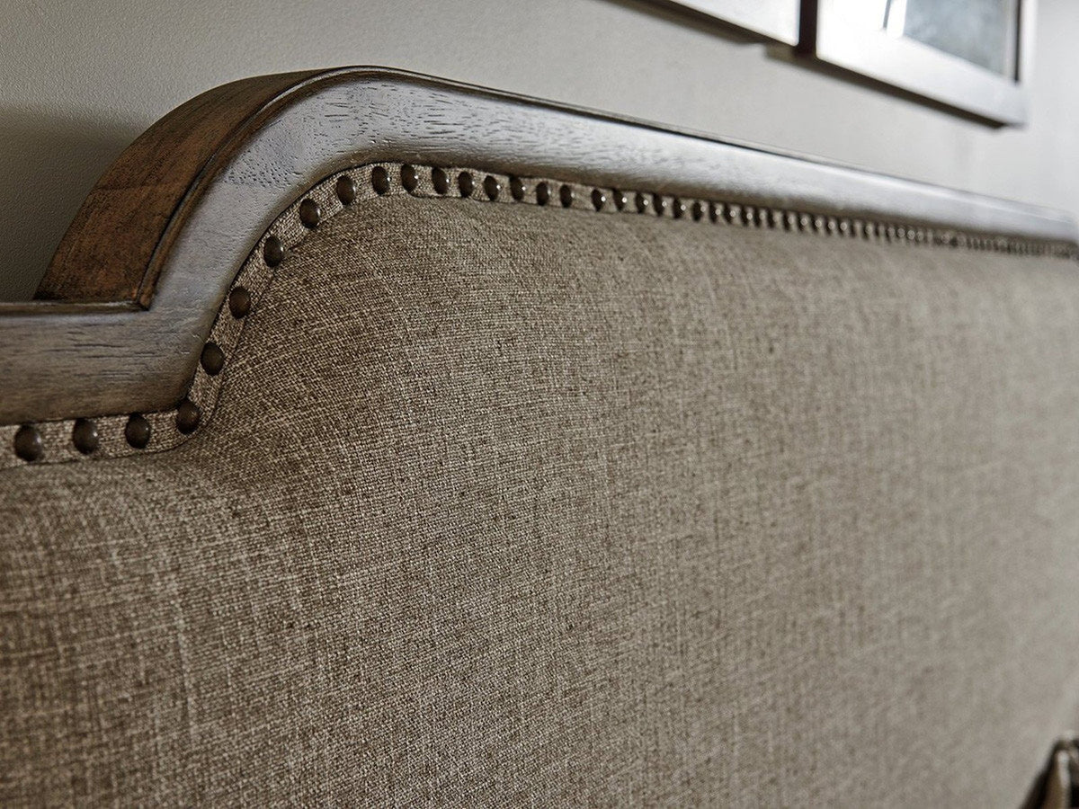 Tommy Bahama Home Cypress Point Stone Harbour Upholstered Queen Bed