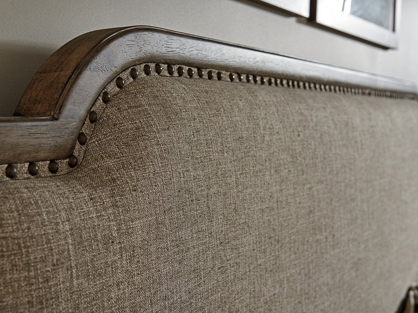 Tommy Bahama Home Cypress Point Stone Harbour Upholstered Queen Bed