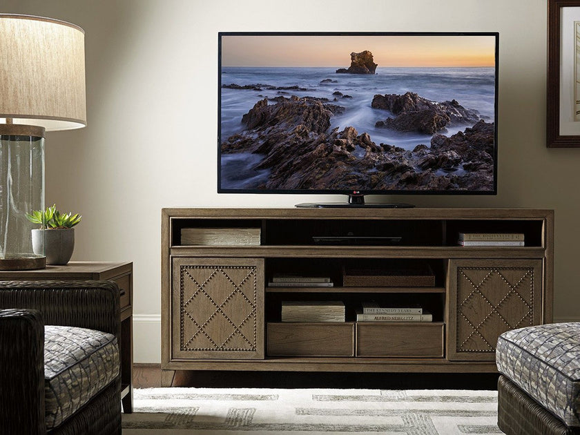 Tommy Bahama Home Cypress Point Fairbanks Media Console Clearance