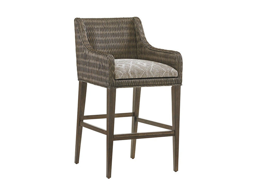 Tommy Bahama Home Cypress Point Turner Woven Bar Stool As Shown Clearance