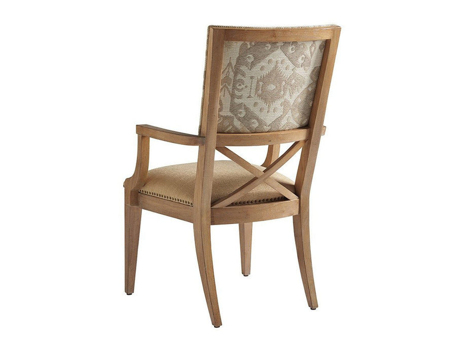 Tommy Bahama Home Los Altos Alderman Upholstered Arm Chair Customizable
