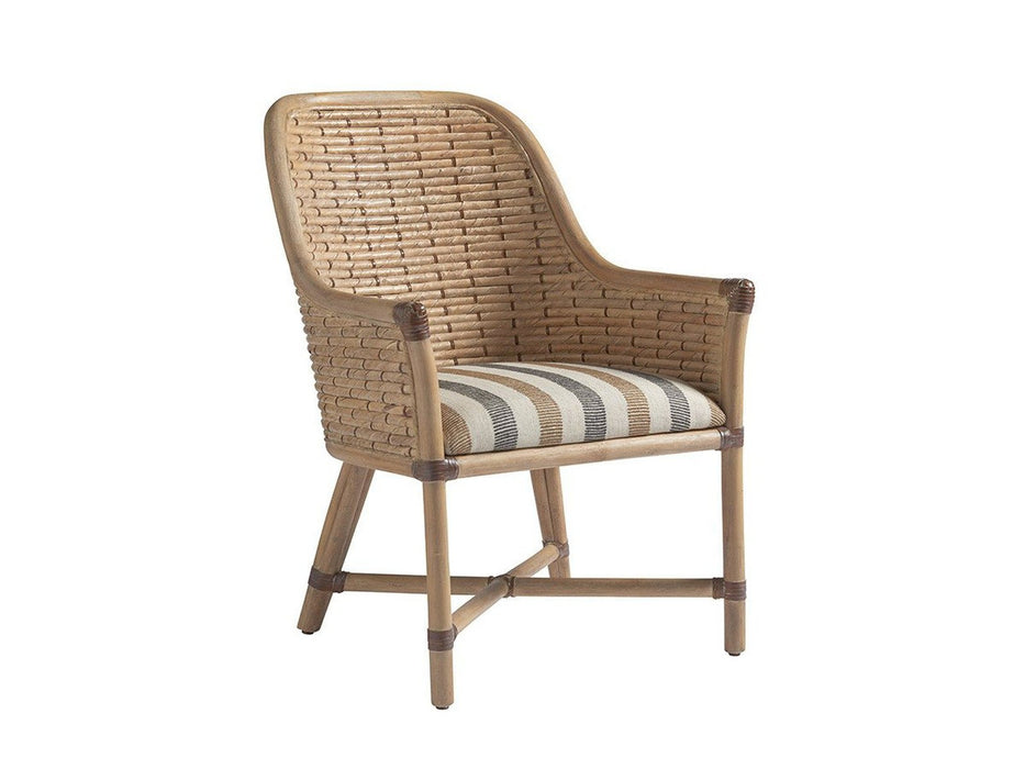 Tommy Bahama Home Los Altos Keeling Woven Arm Chair As Shown