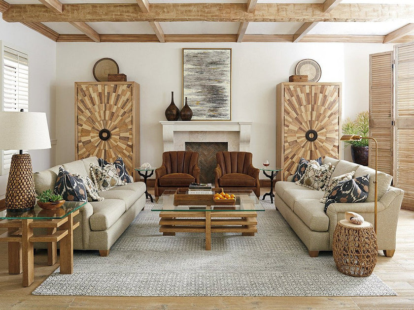Tommy Bahama Home Los Altos Madrid Woven Accent Table