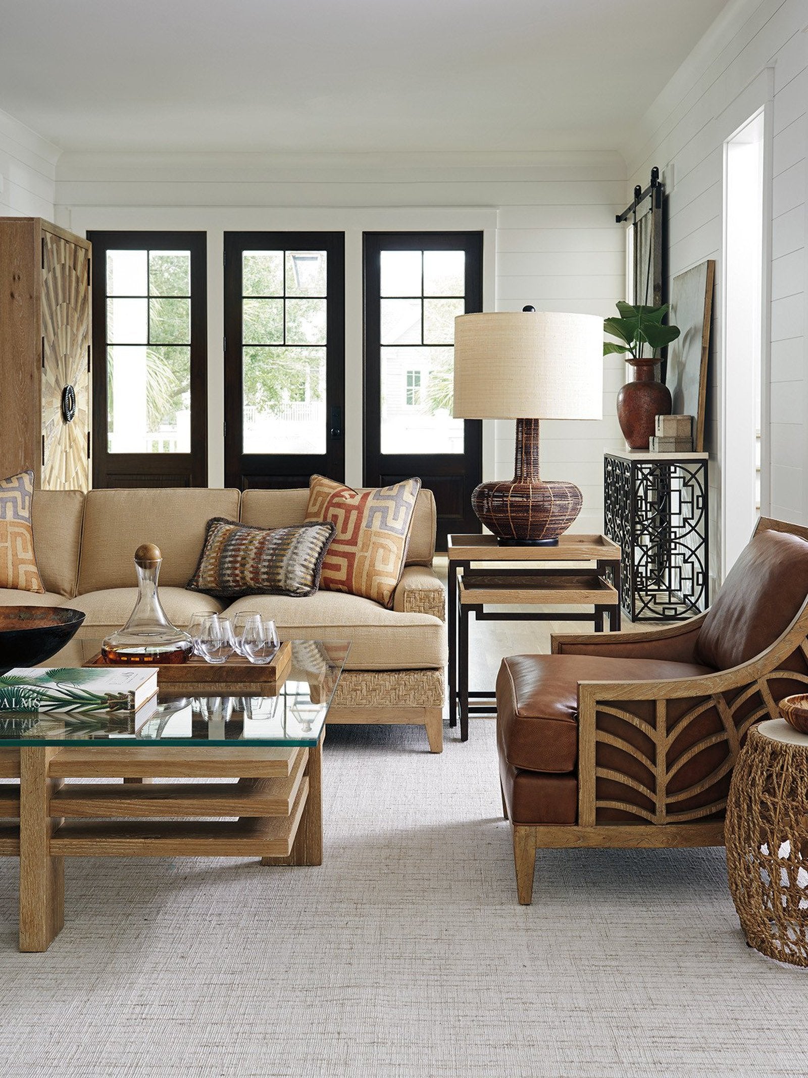 Tommy Bahama Home Los Altos Ackermann Metal Console