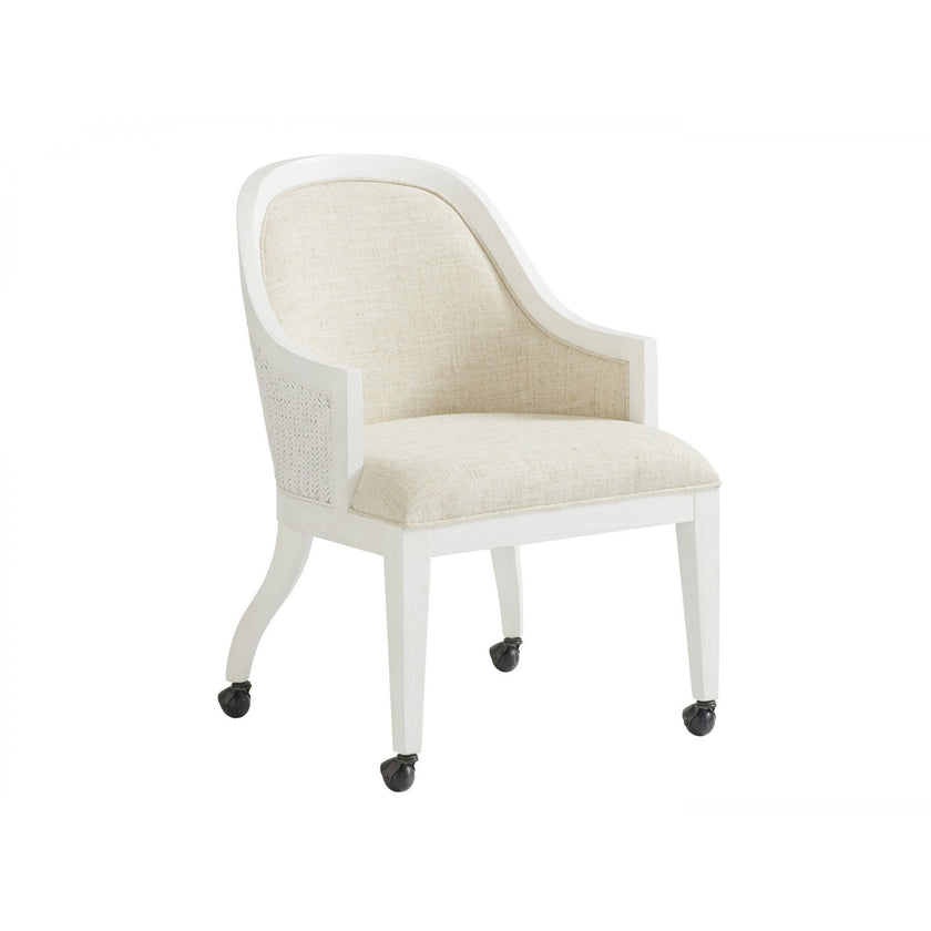 Tommy Bahama Home Ocean Breeze Bayview Arm Chair With Casters Customizable