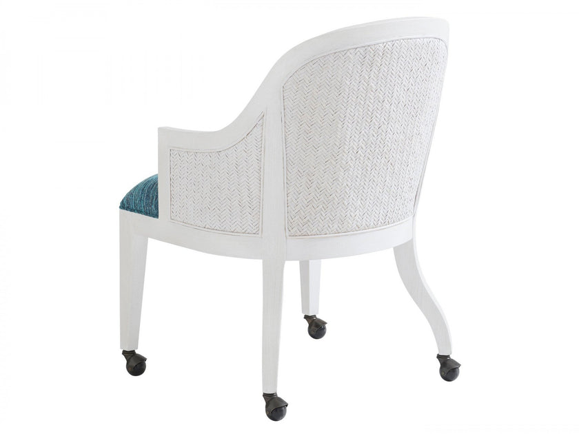 Tommy Bahama Home Ocean Breeze Bayview Arm Chair With Casters Customizable