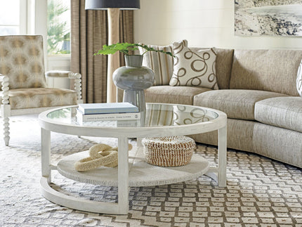 Tommy Bahama Home Ocean Breeze Pompano Round Cocktail Table
