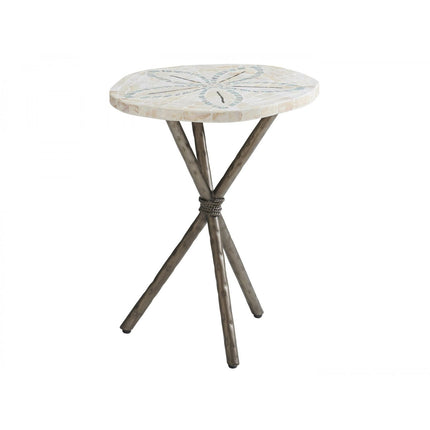 Tommy Bahama Home Ocean Breeze Sand Dollar End Table