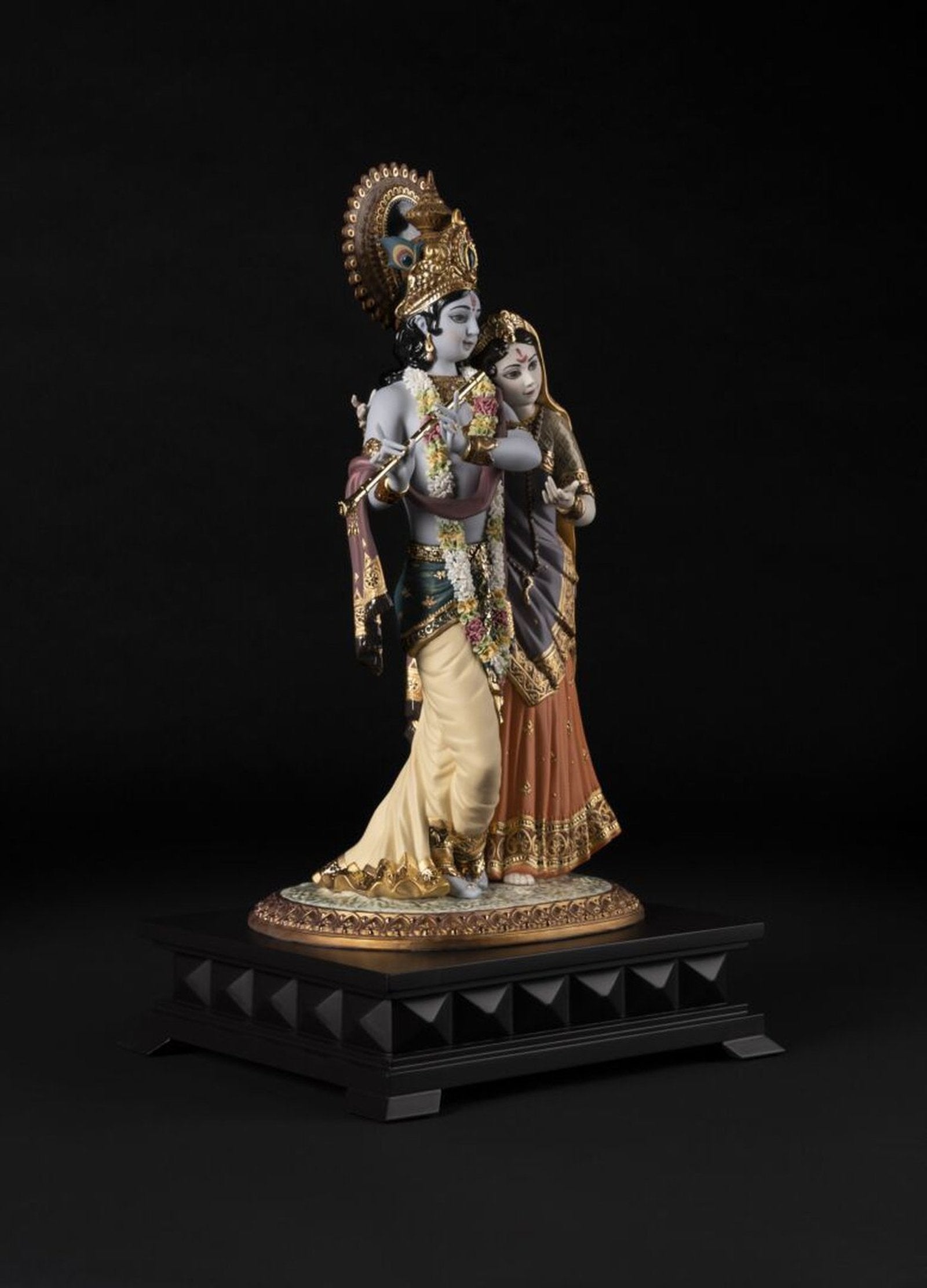 Lladro Radha Krishna Sculpture - Limited edition