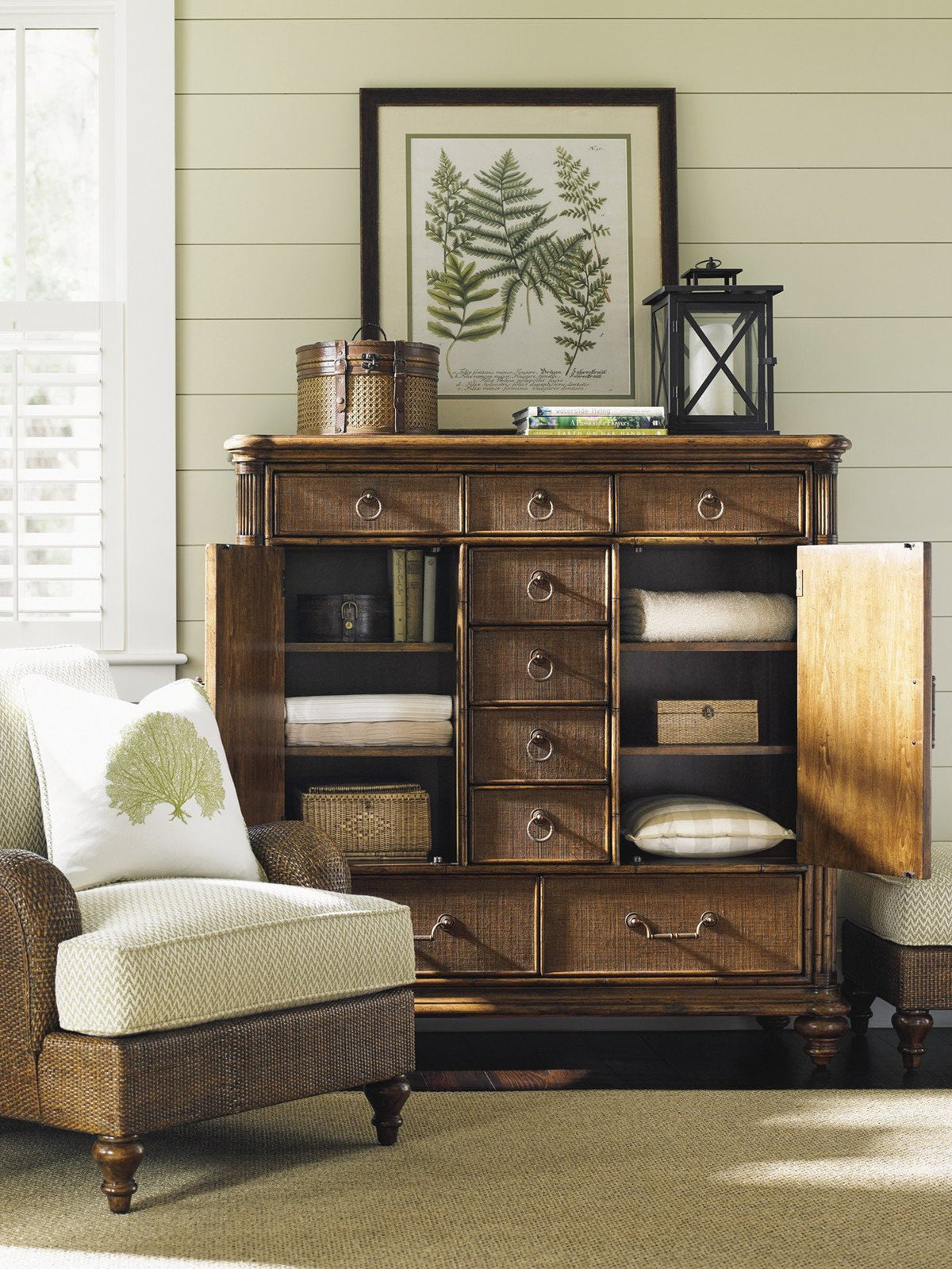 Tommy Bahama Home Bali Hai Balencia Gentlemans Chest