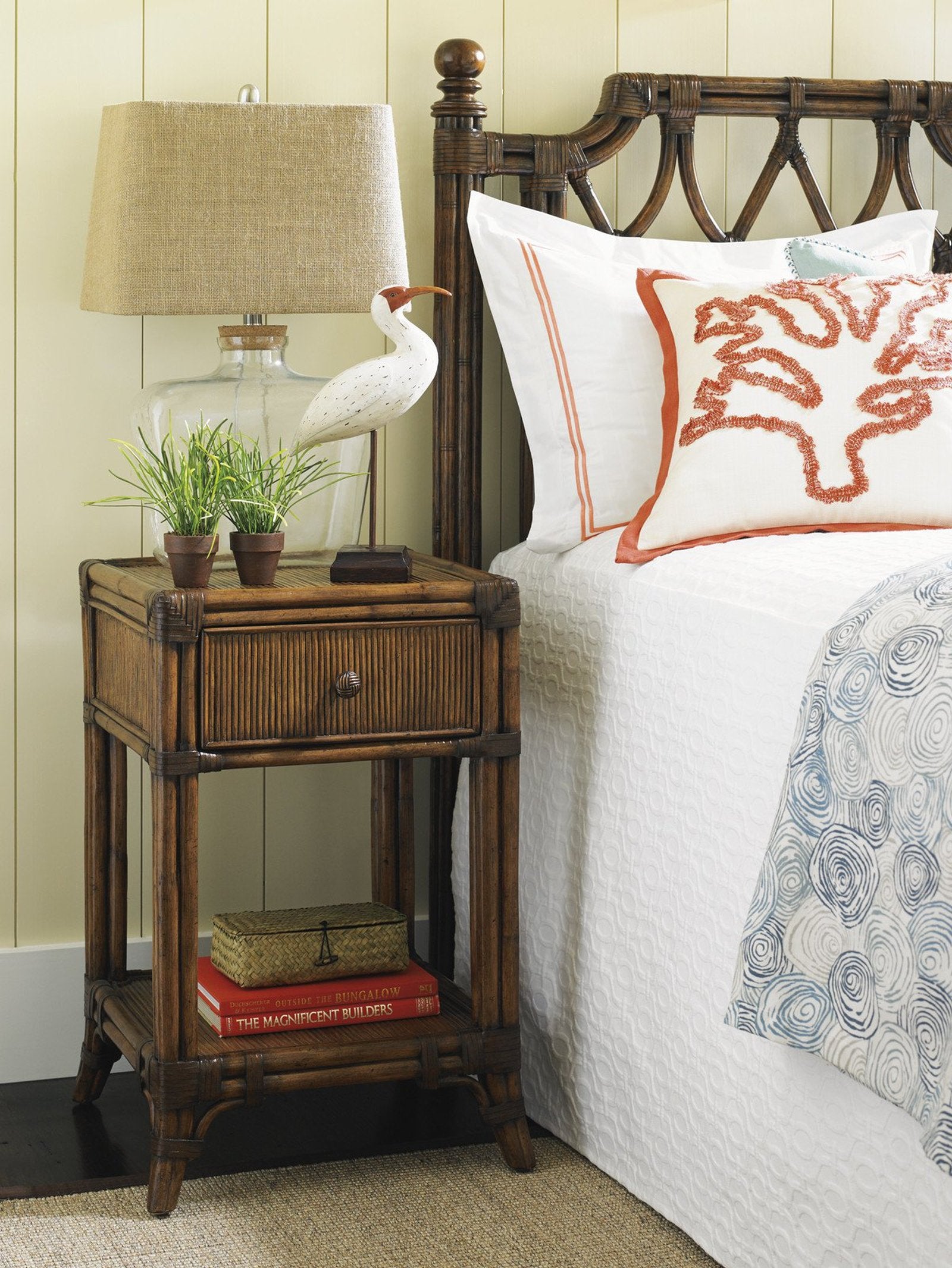 Tommy Bahama Home Bali Hai Del Sol Bedside Table