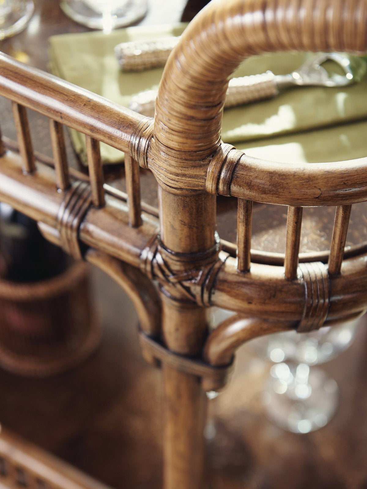 Tommy Bahama Home Bali Hai Veranda Bar Cart