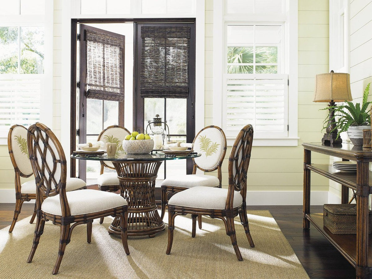 Tommy Bahama Home Bali Hai Gulfstream Oval Back Side Chair As Shown