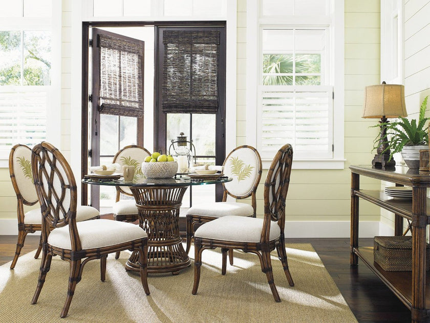 Tommy Bahama Home Bali Hai Gulfstream Oval Back Side Chair As Shown