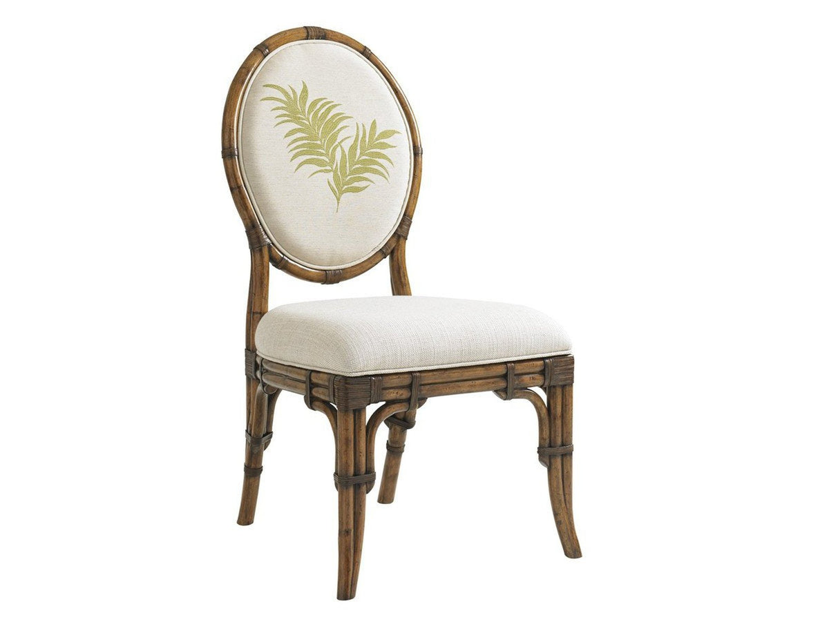 Tommy Bahama Home Bali Hai Gulfstream Oval Back Side Chair As Shown