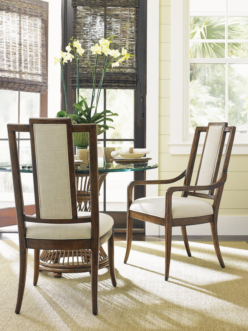 Tommy Bahama Home Bali Hai St. Barts Splat Back Side Chair Customizable
