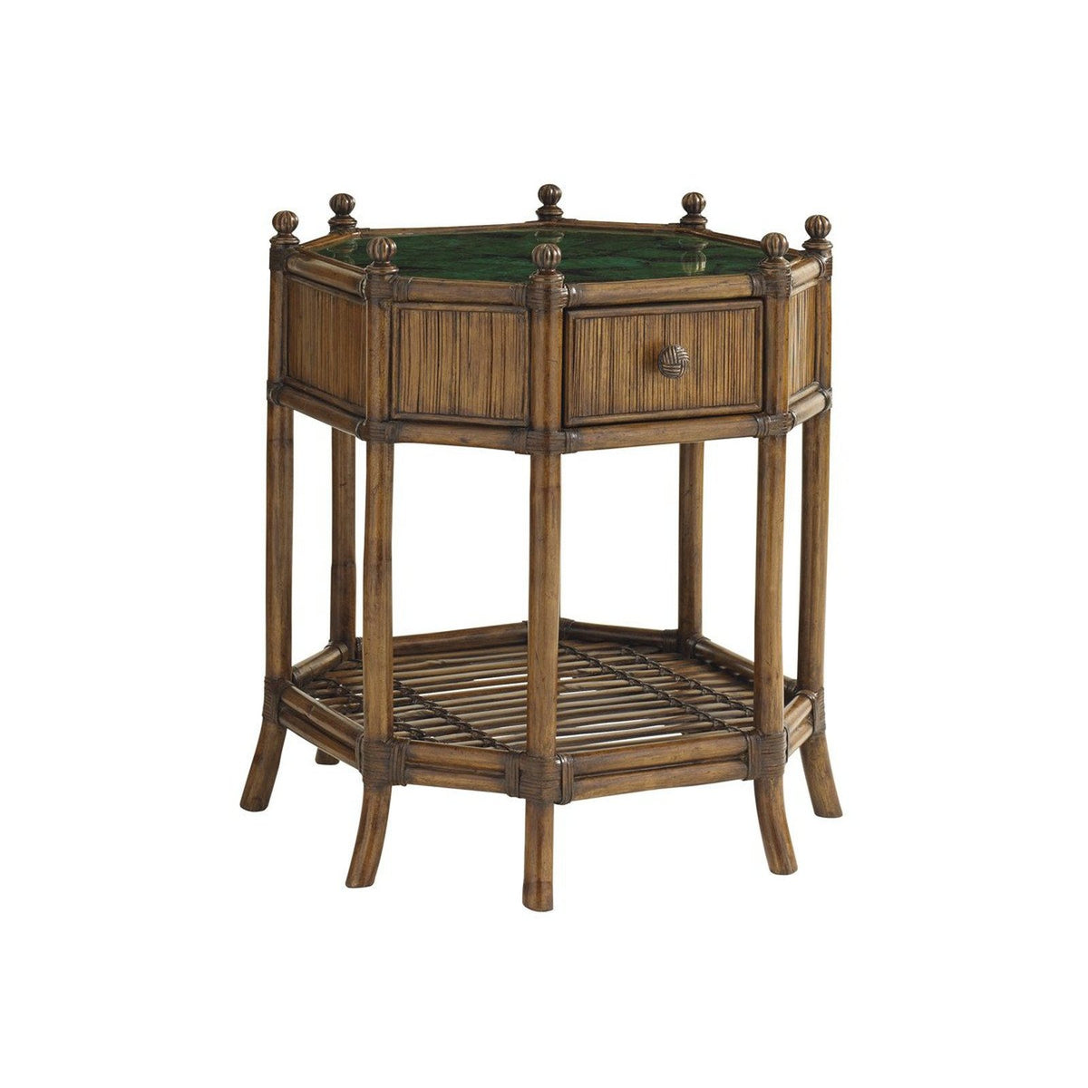 Tommy Bahama Home Bali Hai Flamingo Octagonal End Table