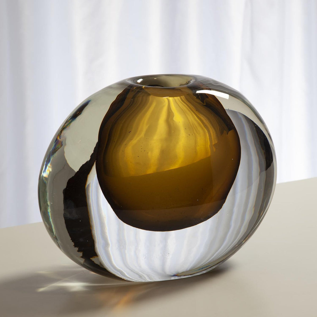 Global Views Offset Round Vase