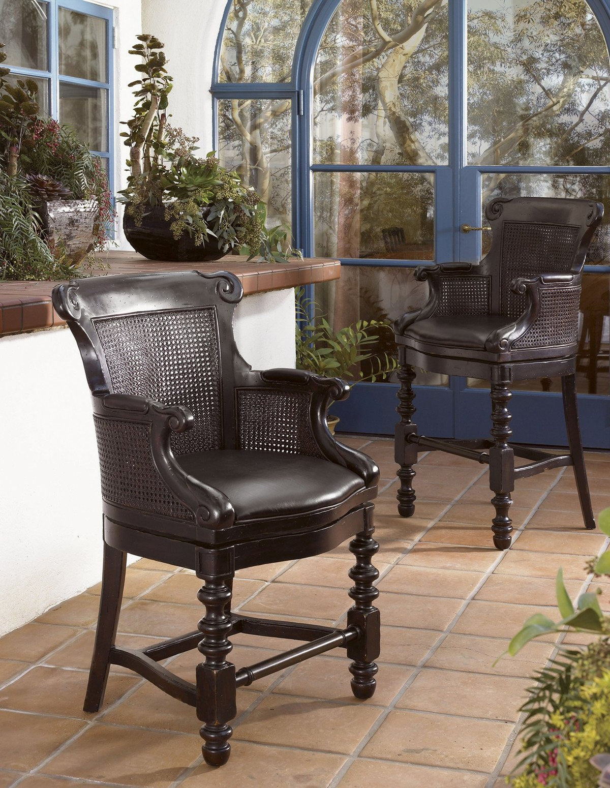 Tommy Bahama Home Kingstown Dunkirk Swivel Bar Stool