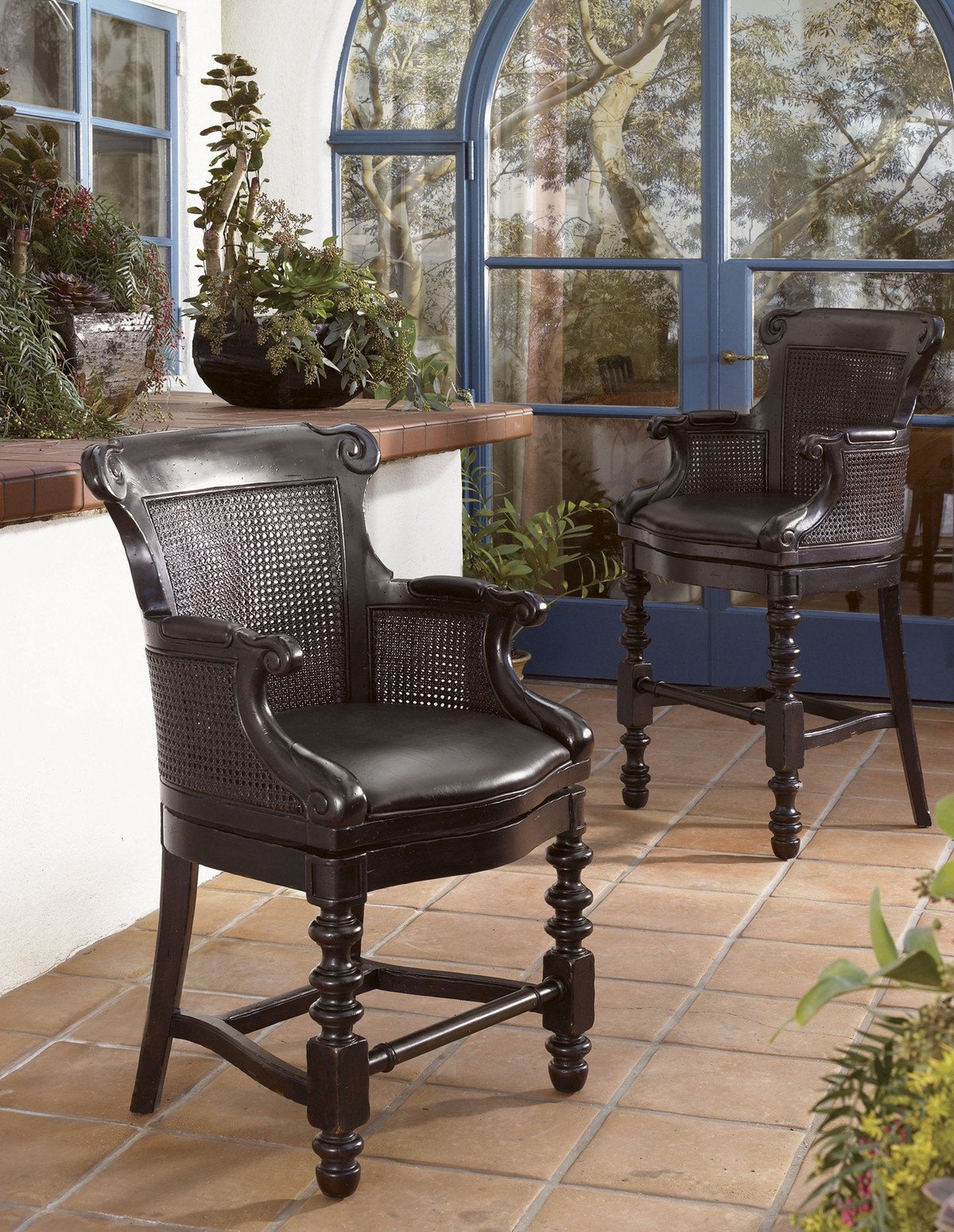 Tommy Bahama Home Kingstown Dunkirk Swivel Bar Stool