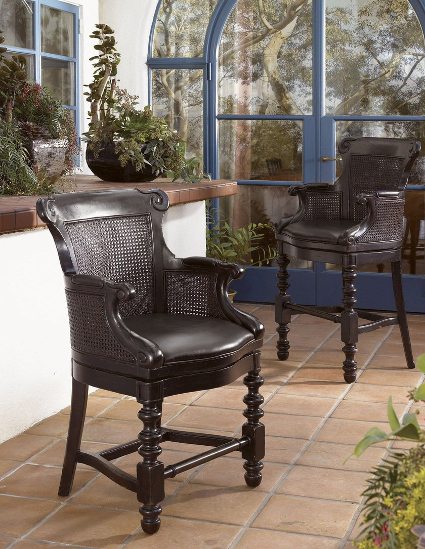 Tommy Bahama Home Kingstown Dunkirk Swivel Bar Stool