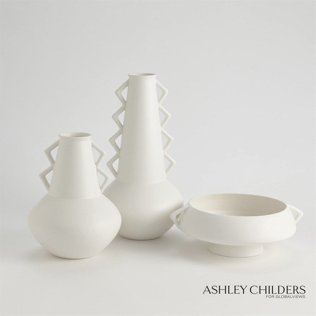 Global Views Crete Fat Bottom Vase by Ashley Childers