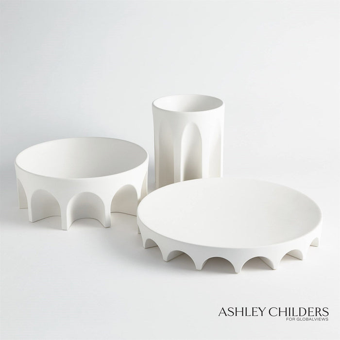 Global Views Arches Wide Bowl by Ashley Childers