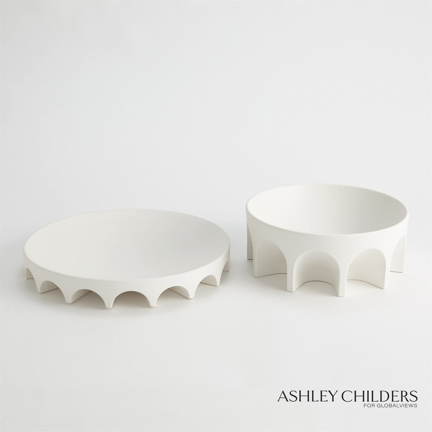 Global Views Arches Wide Bowl by Ashley Childers