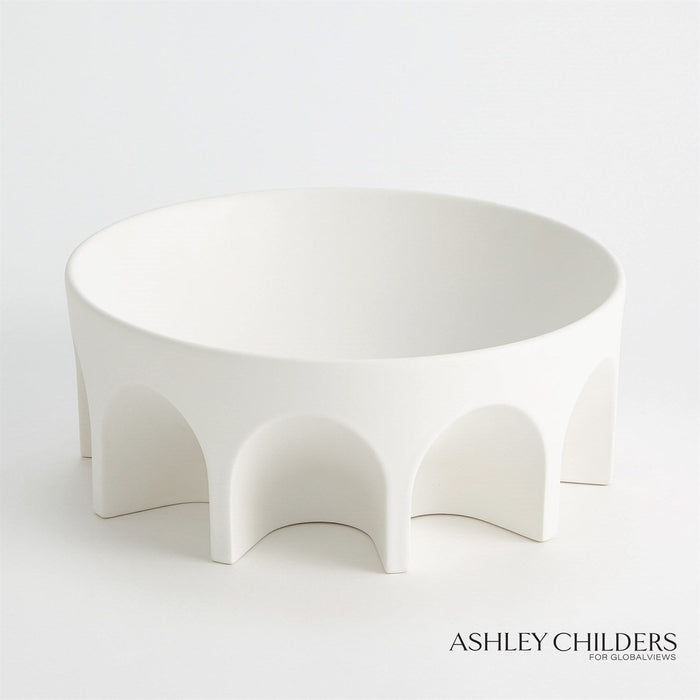 Global Views Arches Wide Bowl by Ashley Childers