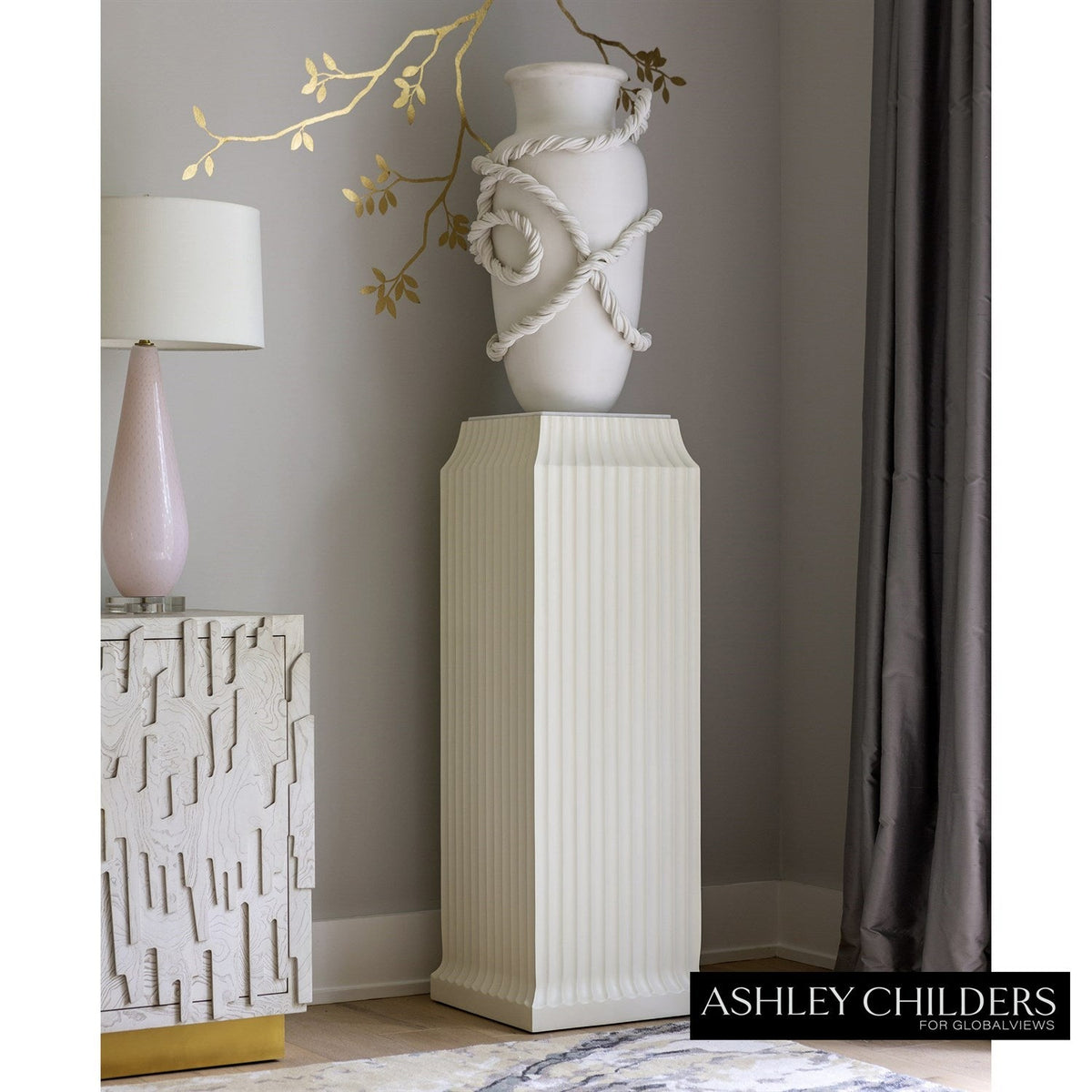 Global Views Fountain Pedestal by Ashley Childers