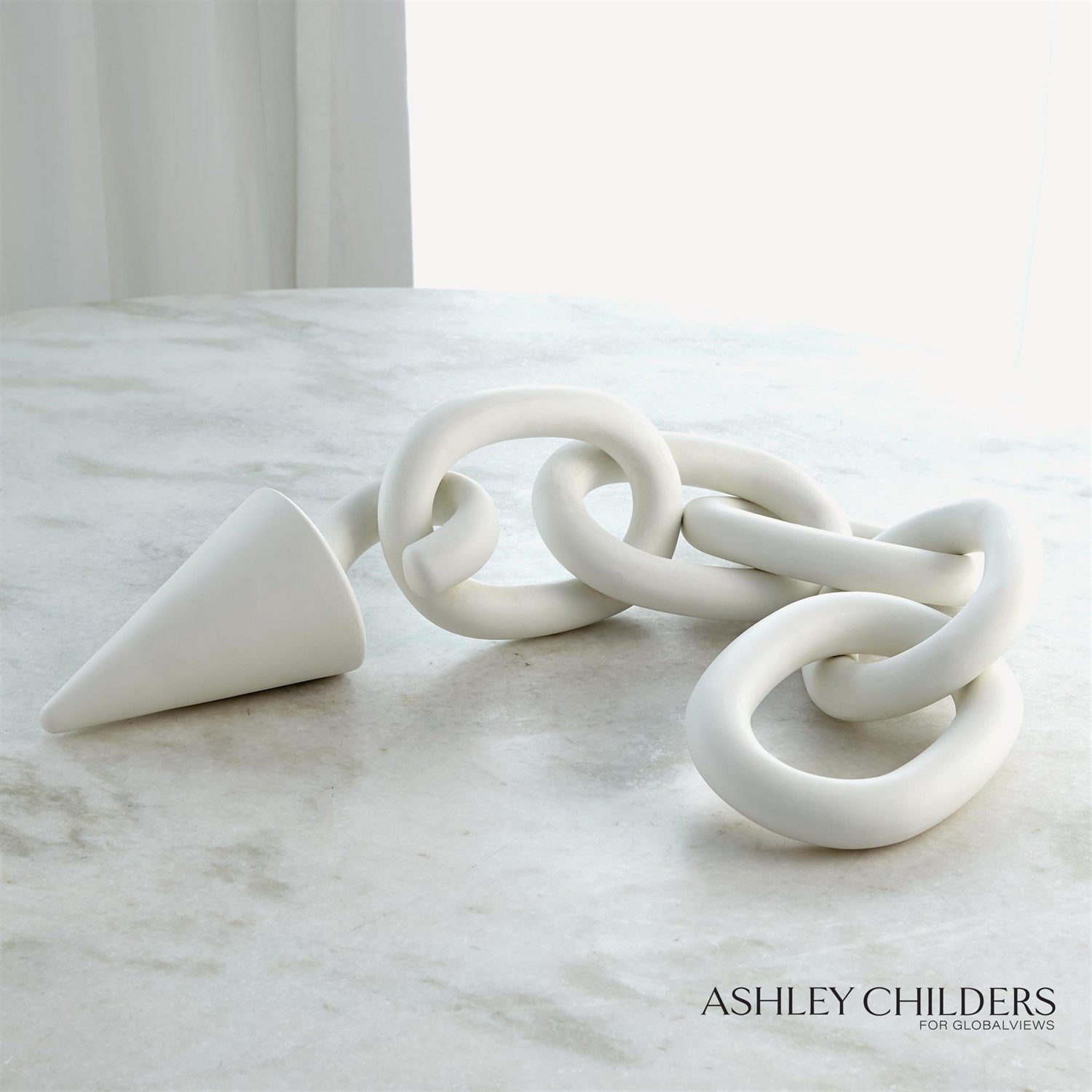 Global Views Rings Object with Cone by Ashley Childers