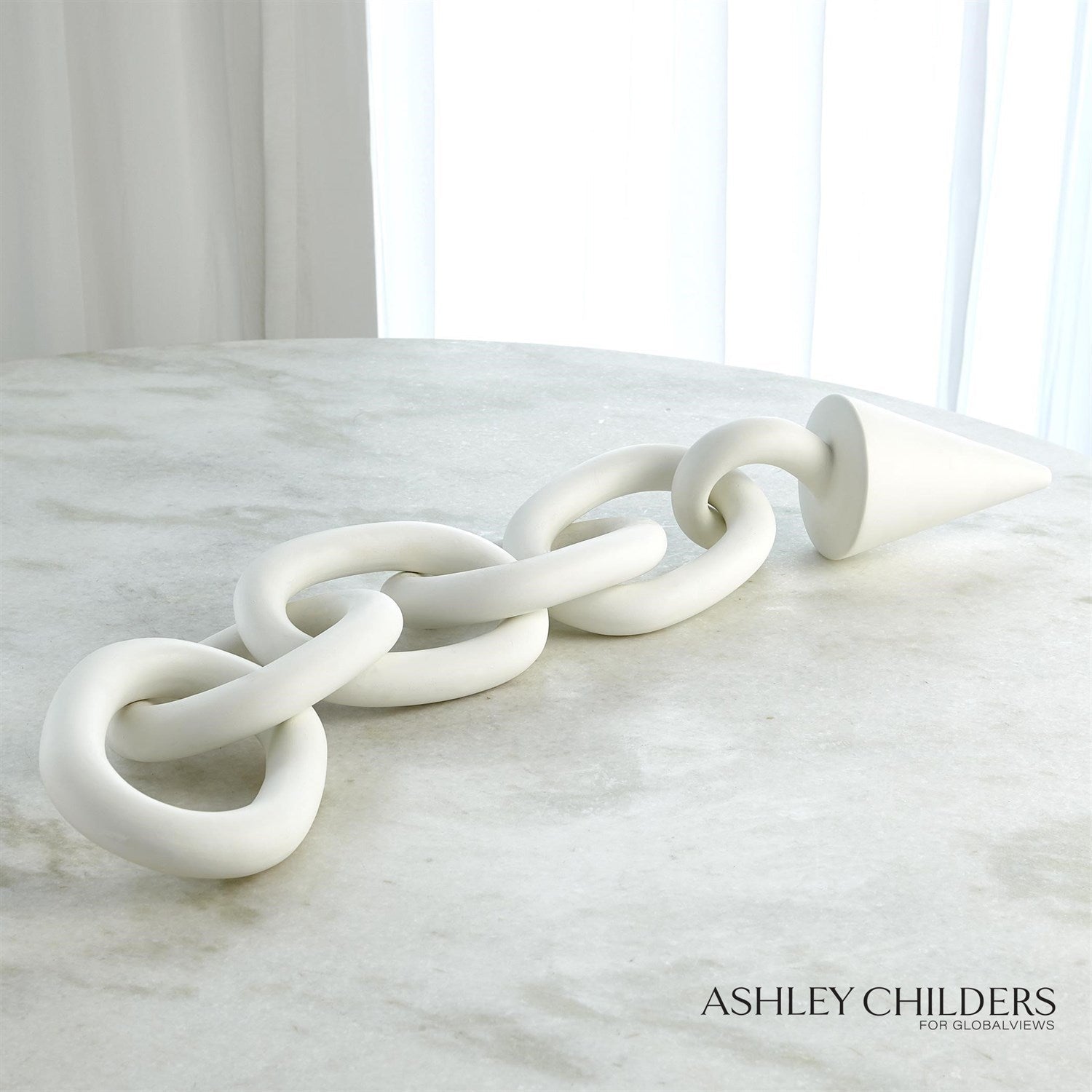 Global Views Rings Object with Cone by Ashley Childers