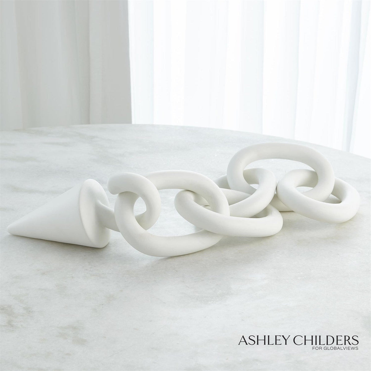 Global Views Rings Object with Cone by Ashley Childers