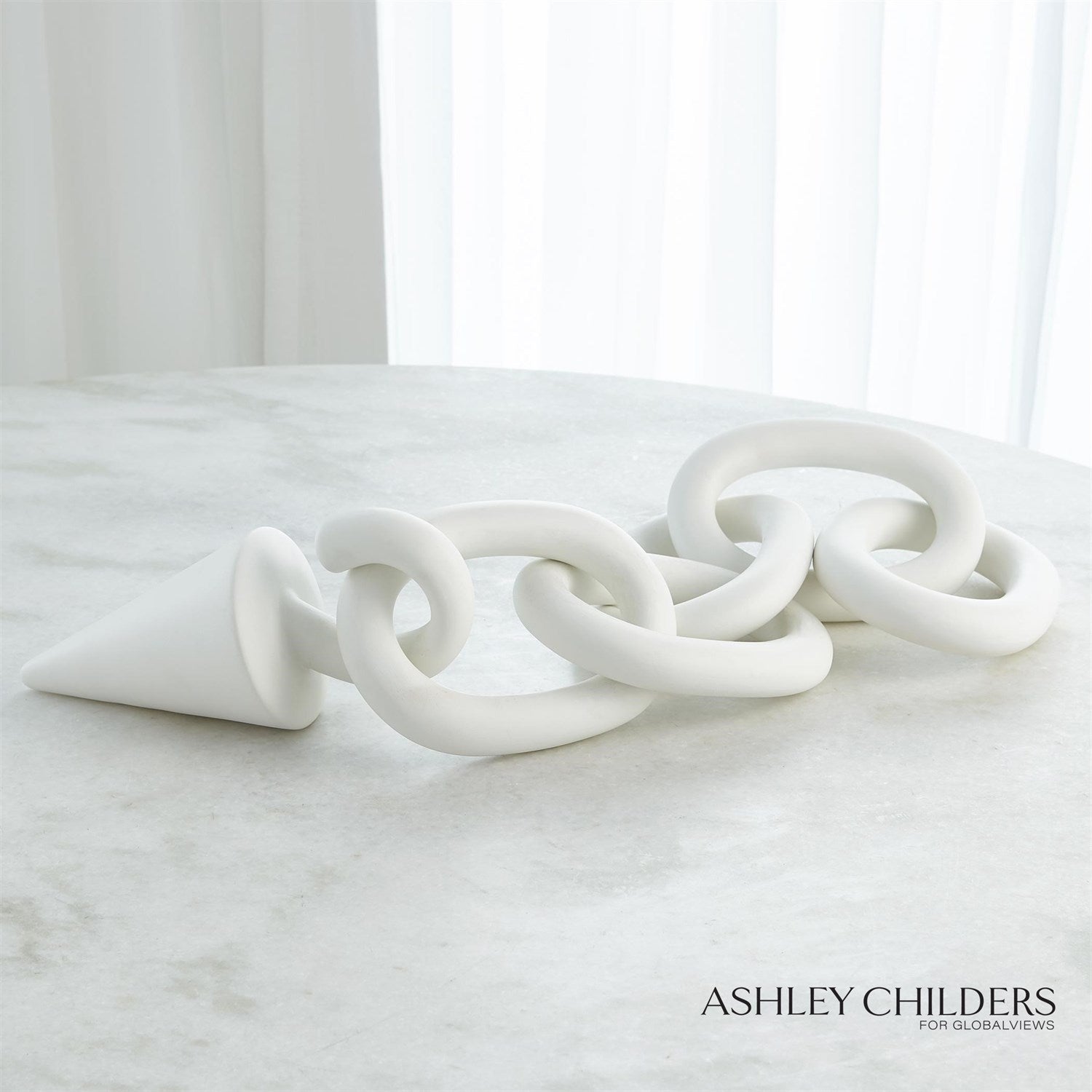 Global Views Rings Object with Cone by Ashley Childers