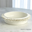 Global Views White Spike Low Bowl