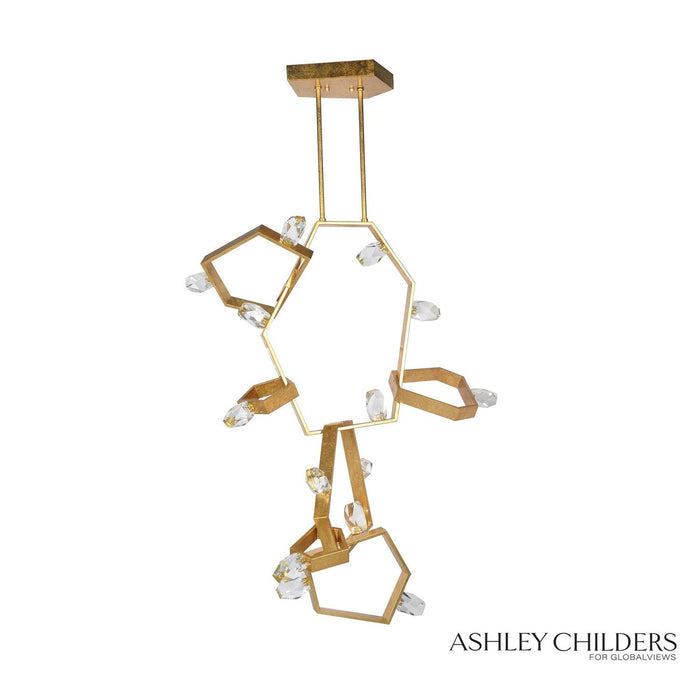 Global Views Ashton Chandelier by Ashley Childers