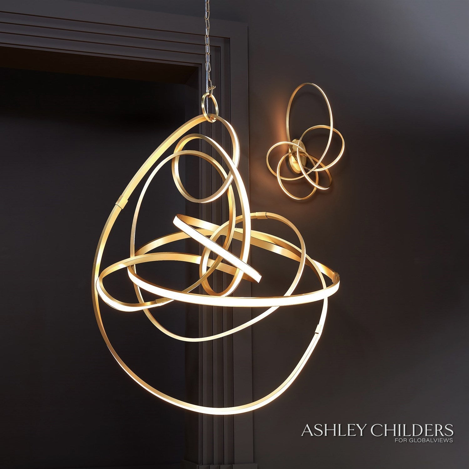 Global Views Convolution Chandelier by Ashley Childers